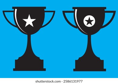 Trophy icon. Trophy cup, winner cup, victory cup icon. Reward symbol sign for web and mobile.