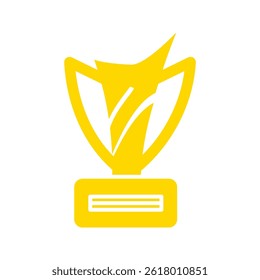 Trophy icon. Trophy cup, winner cup, victory cup icon. Reward symbol sign for web and mobile.
