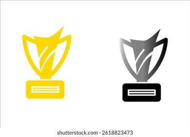 Trophy icon. Trophy cup, winner cup, victory cup icon. Reward symbol sign for web and mobile.