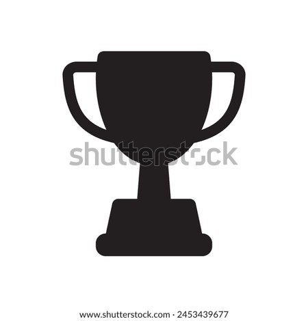 Trophy icon. Trophy cup, winner cup, victory cup icon. Reward symbol sign for web and mobile.