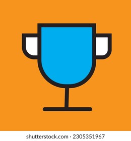 El diseño de los iconos de los trofeos presenta una forma destacada de trofeo, que representa el logro, el éxito y el reconocimiento de la excelencia.