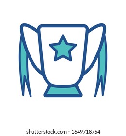 TROPHY icon design, flat style icon collection