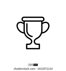 Trophy icon, design inspiration vector template for web design or mobile app