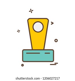 Trophy icon design vector