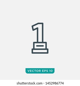 Trophy Icon Design, Vector EPS10