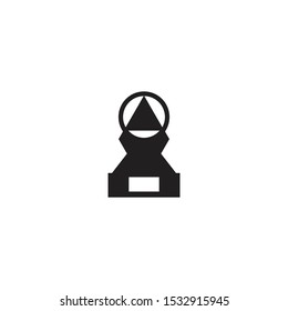 TROPHY ICON DESIGN , VECTOR EPS10