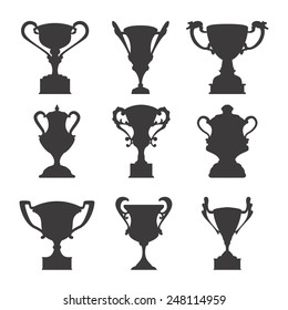 trophy icon design, vector illustration eps10 graphic 
