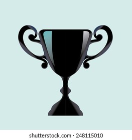 trophy icon design, vector illustration eps10 graphic 