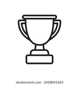 trophy icon design vector template