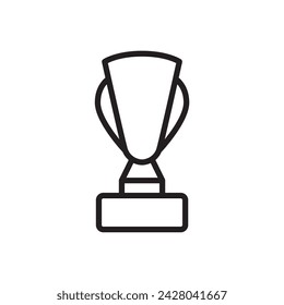 trophy icon design vector template