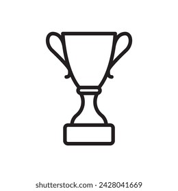 trophy icon design vector template