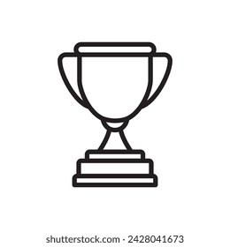 trophy icon design vector template