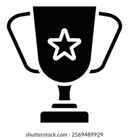 Trophy Icon Element For Design