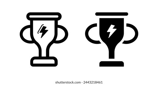 Trophy icon. flat illustration of vector icon