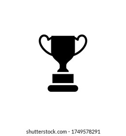 trophy icon glyph style design