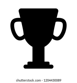 Trophy Icon - Gold Prize Isolated, Award Winner Prize, Achievement Symbol