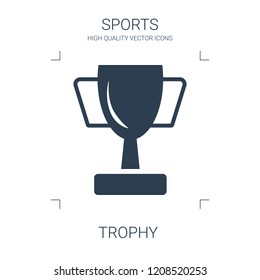 trophy icon. high quality filled trophy icon on white background. from sports collection flat trendy vector trophy symbol. use for web and mobile