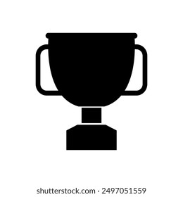 Icono de trofeo ilustrado sobre fondo