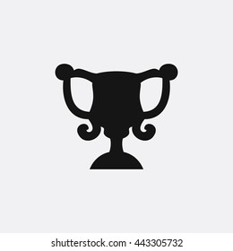 Trophy icon illustration isolated vector sign symbol
