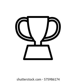 trophy icon illustration isolated vector sign symbol