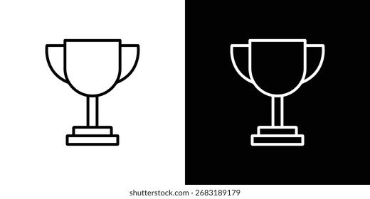 Icono de trofeo Ilustración. Gráfico de Vector. EPS 10