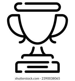 Trophy icon illustration, for web, app, infographic, etc
