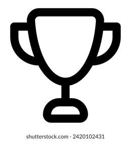 Trophy Icon Illustration for web, app, infographic, etc