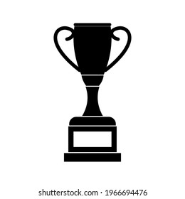 Trophy icon isolated on white background and size eps.10