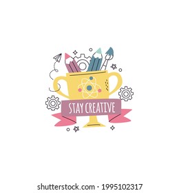 Icono De Trofeo Aislado En Fondo Blanco