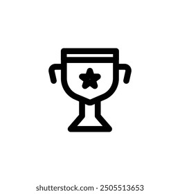 trophy icon line style element
