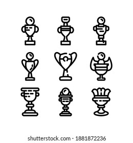 trophy icon or logo isolated sign symbol vector illustration - Collection of high quality black style vector icons

