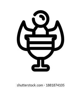 trophy icon or logo isolated sign symbol vector illustration - high quality black style vector icons
