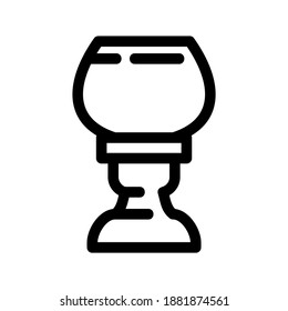 trophy icon or logo isolated sign symbol vector illustration - high quality black style vector icons
