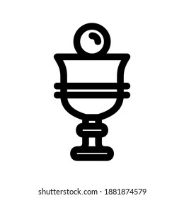 trophy icon or logo isolated sign symbol vector illustration - high quality black style vector icons
