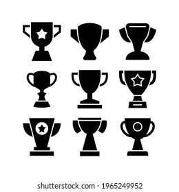 trophy icon or logo isolated sign symbol vector illustration - Collection of high quality black style vector icons
