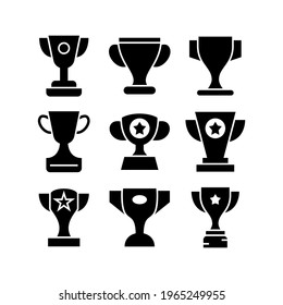 trophy icon or logo isolated sign symbol vector illustration - Collection of high quality black style vector icons

