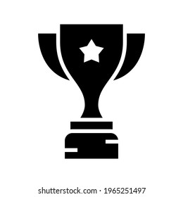 trophy icon or logo isolated sign symbol vector illustration - high quality black style vector icons
