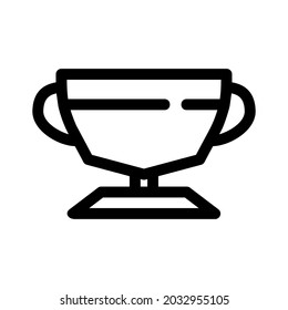 trophy icon or logo isolated sign symbol vector illustration - high quality black style vector icons
