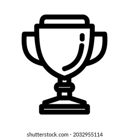 trophy icon or logo isolated sign symbol vector illustration - high quality black style vector icons
