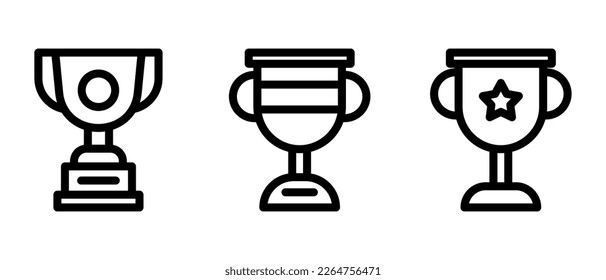 trophy icon or logo isolated sign symbol vector illustration - high quality black style vector icons
