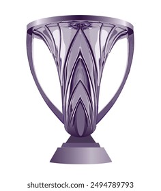 Trophäe Icon Art Design Vektorgrafik Vorlage