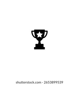 
Trophy icon logo vector design.