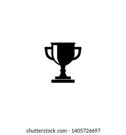 Trophy icon on white background. Vector