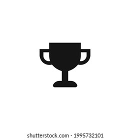 trophy icon on a white background