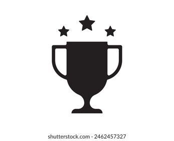 Trophy icon ranking vector illustration