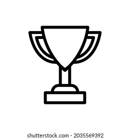 Trophy icon Royalty free vector design illustration