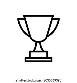 Icono de trofeo Ilustración de diseño vectorial libre de regalías