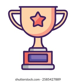 A trophy icon for running champions
