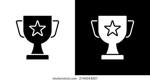 Trophy Icon Sheet Black And White