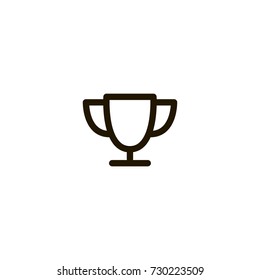 trophy icon. sign design